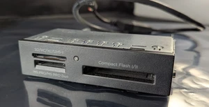 HP Card Reader MCR14IN1-U2U3 698661-001 3.5" 19-Pin Compactflash I/II SD - Picture 1 of 3
