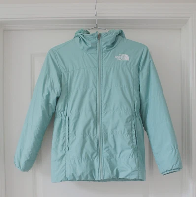 Chaqueta Sherpa reversible The North Face Girls mediana 10 verde menta Foto 1 de 4
