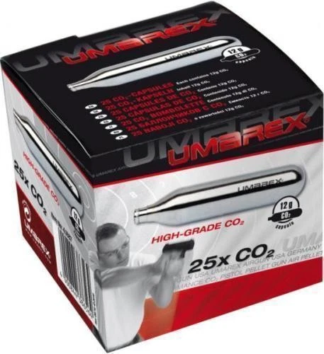 60 x Umarex Co2 12g Kapseln für Gotcha, Paintball, Softair Premiumkapseln - Bild 1 von 1