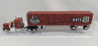 DCP 1/64 Kenworth W900A w/ Aerodyne Sleeper Utility Roll Tarp Trailer 60-1618 MB - Image 1 of 2