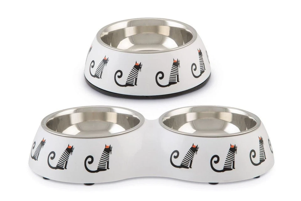 Beeztees Einzel-/Doppelnapf Katzennapf Muzy In div. Größen Und Farben - Bild 1 von 1