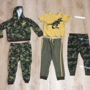 Maximus Rex Boy’s size 5 Bundle - Dinosaur Camo Outfit Mix & Match 5T - Picture 1 of 8
