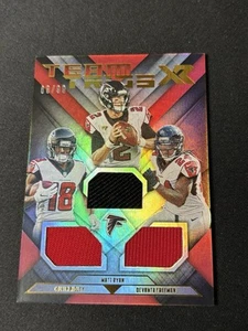 2019 Panini XR Team Trios Materials /99 Calvin Ridley Devonta Freeman Matt Ryan - Bild 1 von 2