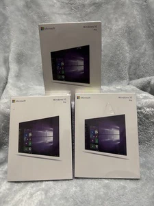 (3) Unidad Flash USB Microsoft Windows 10 Pro 32/64 bits NUEVA SELLADA - Imagen 1 de 3