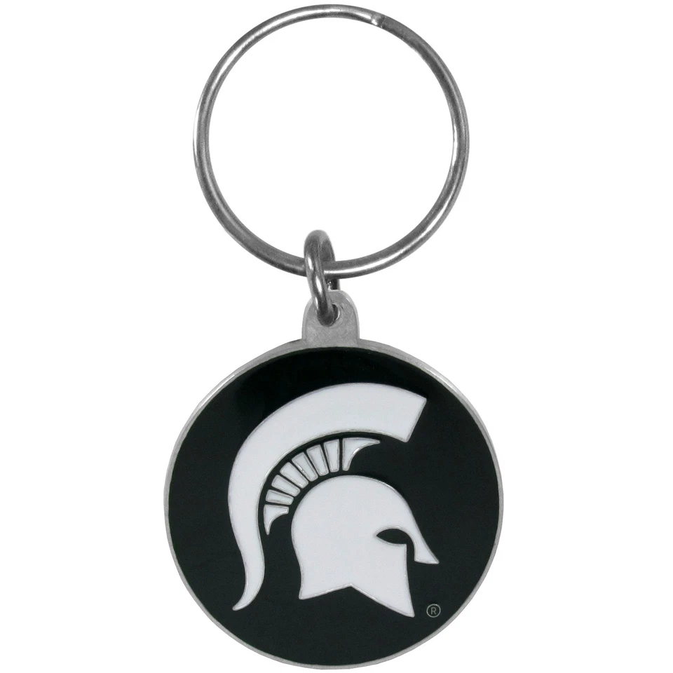 Michigan State University Pewter Keychain NCAA New - Image 1 of 1
