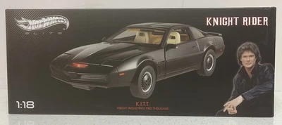 KNIGHT RIDER K.I.T.T. Knight Rider HotWheels 1:18 Scale ELITE Mattel Incomplete - Image 1 of 4