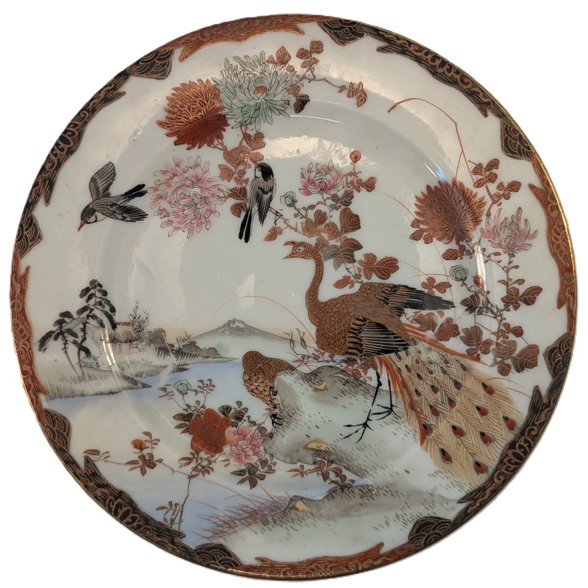 古い陶瓷器 陶瓷古董原始1850-1899 年日本盘子| eBay