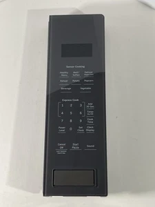 GE Microwave BLACK CONTROL PANEL ASSEMBLY WB27X29710 / 17170000016265 - Picture 1 of 5