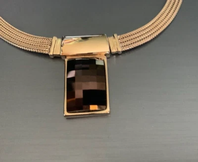 Pierre Lang Anhänger für Magnetcollier gold braun *** Seltenheit *** Topzustand - Bild 1 von 4
