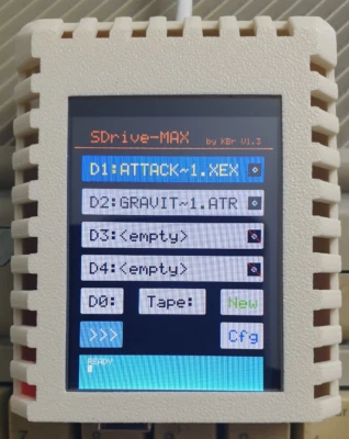 Sdrive Max Atari 8bit 800xl 600xl 65xe 130xe Atari XEGS sio2sd sio cinta disco fijación Foto 1 de 4