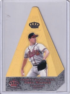 Greg Maddux 1998 Pacific Crown Collection Cramer's Choice Award #1 - Picture 1 of 2