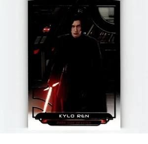 4-02-08 PWE. 2018 star wars galactic files BASE card #tlj-3 kylo ren - Picture 1 of 2
