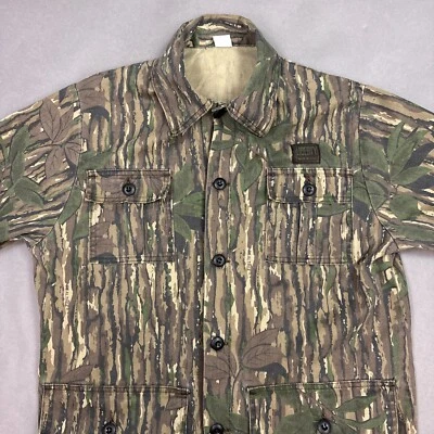 Vintage Realtree Jacket Mens Medium Brown Hunting Camo Liberty Made In USA Deer - Image 1 of 4