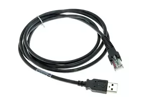 Lotto 10 cavi scanner codici a barre laser USB 7 piedi per Symbol LS2208 LS4408 LS1203 - Foto 1 di 1