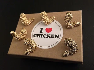Pendientes de pollo frito - Imagen 1 de 3