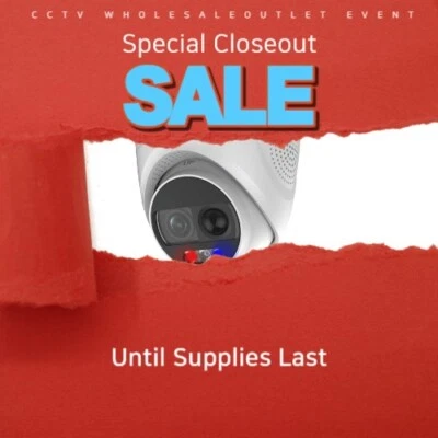 **Closeout event** Hikvision(OEM)DS-2CE72DFT-PIRXOF(AC344-FD/X) 24/7 Color 3.6mm