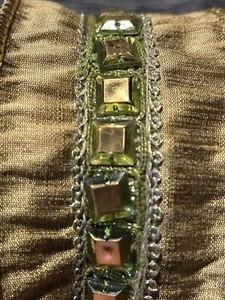 Liz Jeweled  Rhinestone, Wired RIBBON, 2.5"Wx5Y Buy 4=Free Ship - Picture 1 of 8