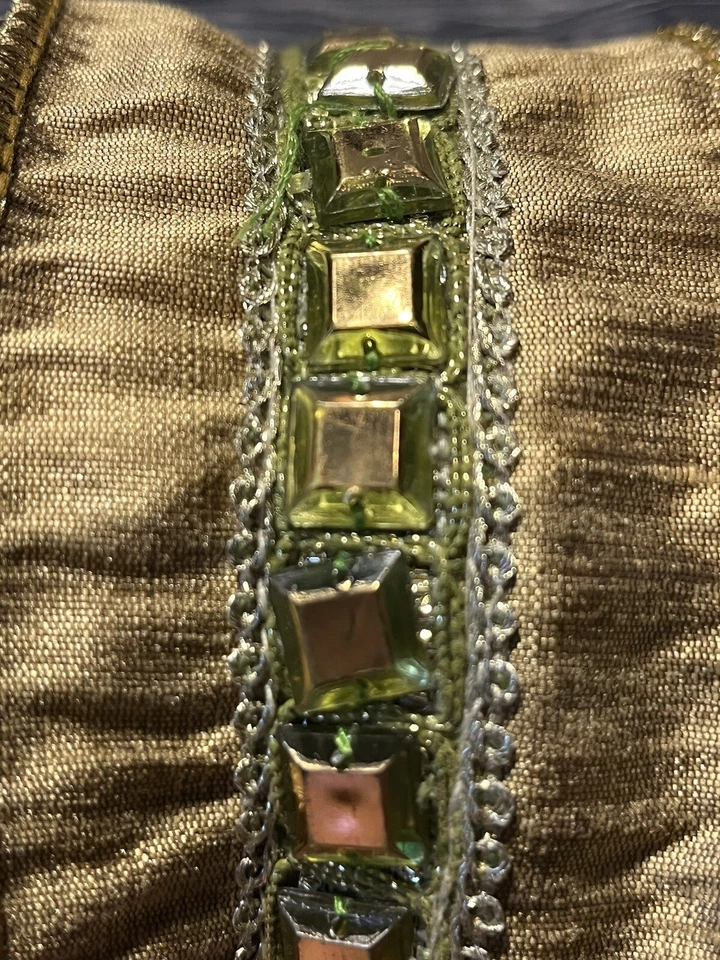 Liz Jeweled  Rhinestone, Wired RIBBON, 2.5"Wx5Y Buy 4=Free Ship - Image 1 of 4