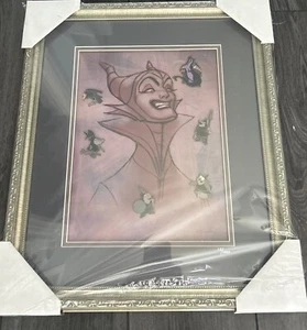 WALT DISNEY KATALOG MALEFICENT GERAHMT 6 PIN SET LE1000 2004 - NEU - Bild 1 von 9