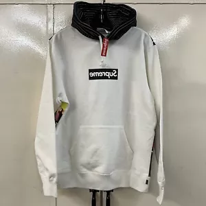 SS14 Supreme CDG Comme Des Garcons Harold Hunter Box Logo Hoodie Black 2014 - Picture 1 of 14