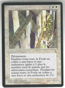 MTG French Renaissance Angry Mob NM Unplayed BB Magic the Gathering - Picture 1 of 2