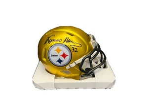 Franco Harris Signed Pittsburgh Steelers (FLASH) Mini Helmet JSA - Picture 1 of 2