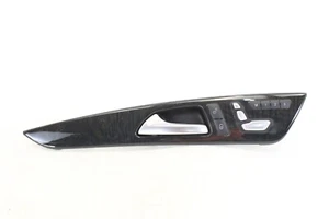 12-18 MERCEDES CLS400 CLS63 CLS550 FRONT LEFT INTERIOR DOOR HANDLE WOOD TRIM OEM - Picture 1 of 14