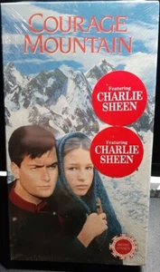 Courage Mountain (VHS, 1999) NEW FACTORY SEALED Young CHARLIE SHEEN THRILLER NIP - Imagen 1 de 3