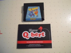 Qbert by Parker Bros (Atari 5200, 1983) Game Cartridge w/Manual - Tested/Working - Picture 1 of 9