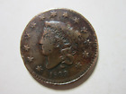 1833 (misaligned die "off center") Coronet Head Large Cent