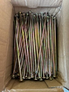 CARAVAN / MOTORHOME / TENT 20cm NAIL PEGS WITH 40mm WASHER  X 20 PACK - Picture 1 of 2