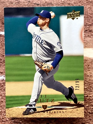 2008 Upper Deck Gold /99 J.J. Putz #133 Seattle Mariners - Image 1 of 2