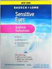 Contact Lens Solution for Sensitive Eyes, Potassium, 12 Fl Oz 2 Pack