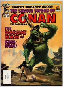 Savage Sword of Conan Vol 1 No 84 Jan 1983 (VFN) (8.0) Marvel B&W Magazine - Imagen 1 de 2