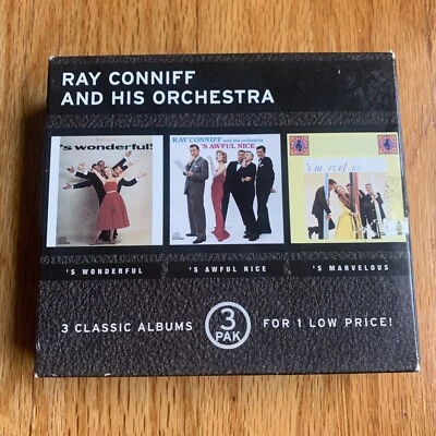 Ray Conniff & His Orchestra - 3xCD Box Set ('s Wonderful, Awful Nice, Marvelous) Foto 1 de 4