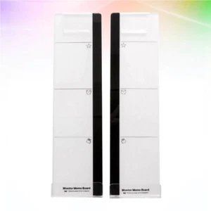 2 Pcs Monitor Computer Screen Message Board Office Supplies - Afbeelding 1 van 11