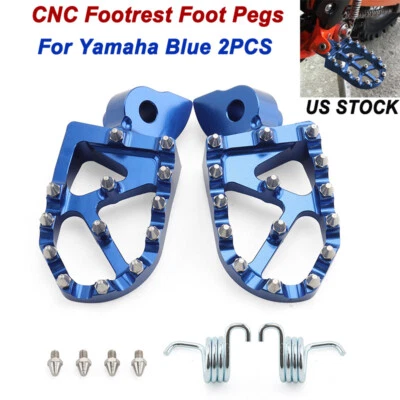 MX Footrest Foot Pegs For Yamaha YZ65 85 250F YZ450F WR450F YZ125 YZ250FX WR250 Foto 1 de 4