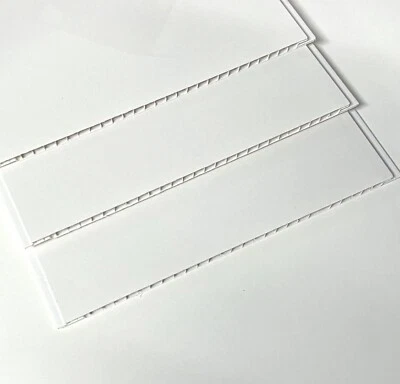 Gloss White PVC Bathroom Cladding Shower Wet Wall Panels Ceiling Kitchen 5mm - Image 1 of 4