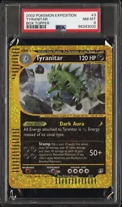 Pokemon Tyranitar / Despotar #3 / Expedition Jumbo Holo Box Topper / PSA 8 - Bild 1 von 2