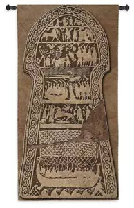 26x50 STORA HAMMARS STONE Viking Runestone Norse Mythology Tapestry Wall Hanging - Picture 1 of 1