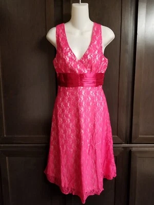 Vestido Katia CROSSOVER Rosa Solero Cintura Imperio JUNIOR Mediano o MUJERES Pequeño Foto 1 de 4