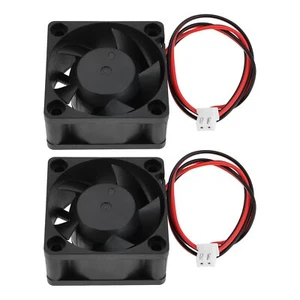 2pcs Ventilateurs sans Balais DC 12 V à 2 Broches 40 X 40 X 20 Mm pour Refroi... - Afbeelding 1 van 7