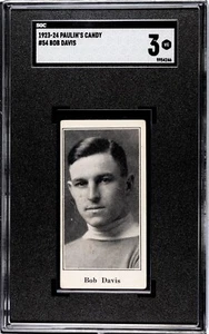 1923 Paulin's Candy Hockey #54 Bob Davis SGC 3 - Bild 1 von 2