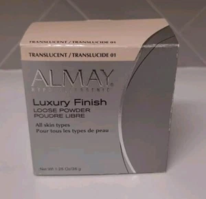Almay Luxury Finish Loose Powder 1.25 oz Translucent 01 Hypo-Allergenic NEW - Picture 1 of 5
