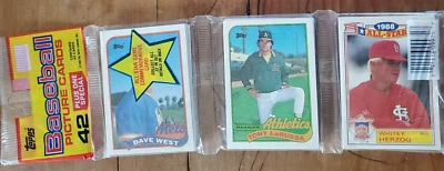 Бейсбольная стойка 1989 Topps Tony LaRussa Whitey Herzog BBRP-10 - Изображение 1 из 4
