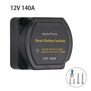 Car Battery Isolator Sensitive Relay Voltage 12V 140A Split Charge System VSR - Bild 1 von 12