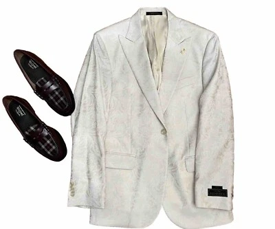 Hecho en EE. UU. de lana italiana, Jos. A. Chaqueta Bank Reserve 44L, beige claro Foto 1 de 4