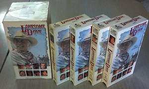 Lonesome Dove Box Set - Parts I-IV VHS 4-Tape Set Robert Duvall Tomy Lee Jones - Picture 1 of 4