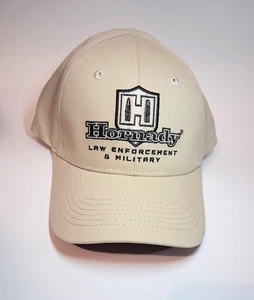 Hornady Law Enforcement & Military Logo Tan Hat - BRAND NEW w/ FREE US Shipping! - Picture 1 of 3