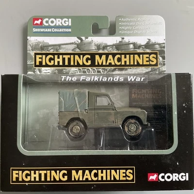 Corgi Fighting Machines Land Rover  The Falklands War. - Image 1 of 3